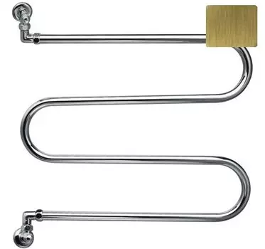 Полотенцесушитель водяной Margaroli Vento 400OB, старая бронза