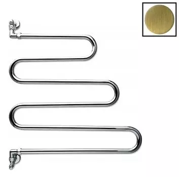 Полотенцесушитель водяной Margaroli Vento 405OB, старая бронза