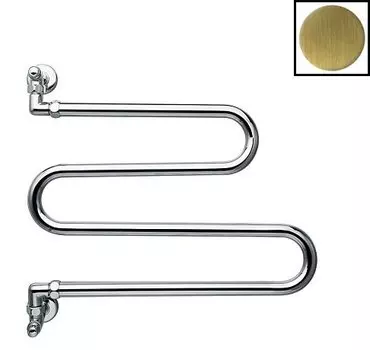 Полотенцесушитель водяной Margaroli Vento 406OB, старая бронза