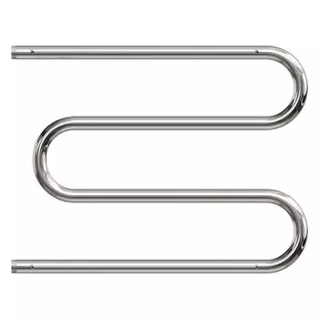 Полотенцесушитель водяной Point PN38665P 600x500 М-образный (1") с полкой, хром