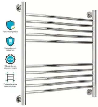 Полотенцесушитель водяной Сунержа Флюид+ 60х60 см 00-0222-6060 без покрытия