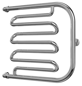 Полотенцесушитель водяной Terminus Фокстрот-Лиана 500х500 4620768880971 хром