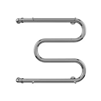 Полотенцесушитель водяной Terminus М-образный с полкой 500x500 4620768880339 хром