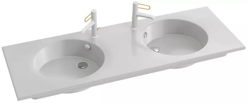 Раковина Jacob Delafon Odeon Rive Gauche 140 см EXAS112-Z-00 белый