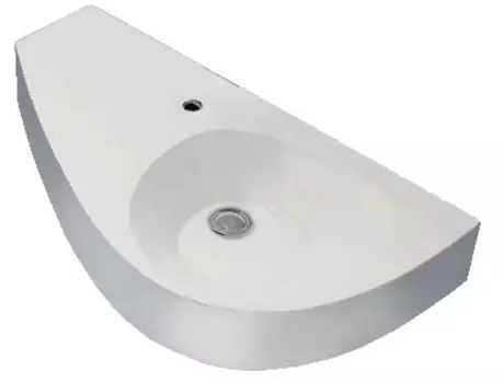 Раковина 85 см 1Marka Piccolo 07элпк85п белый