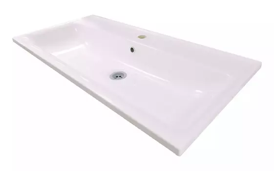 Раковина 90 см 1Marka Mix У76182 белый