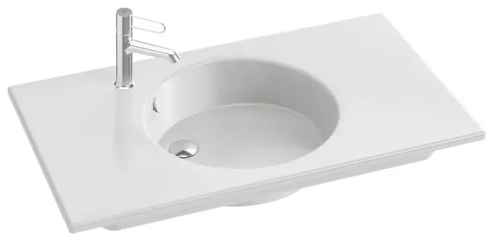 Раковина Jacob Delafon Odeon Rive Gauche 90 см EXAV112-Z-00 белый