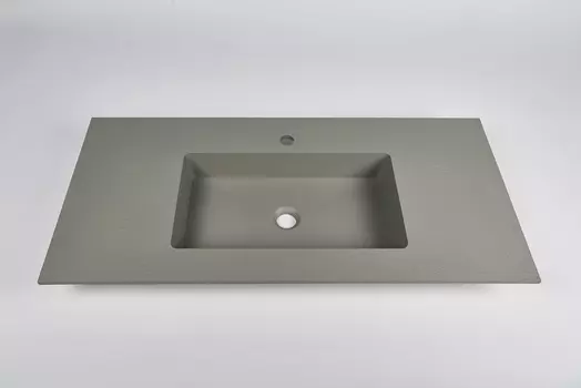 Раковина Acquabella Integra, 100 см, INTEGRA SF SLATE 100 CEMENTO