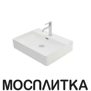 Раковина AQUAme 60 см AQM5004 белый глянцевый