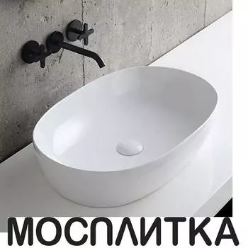 Раковина Azzurra Elegance 60 см ELLA060400C0BI/(ECI60 bi*0) белый