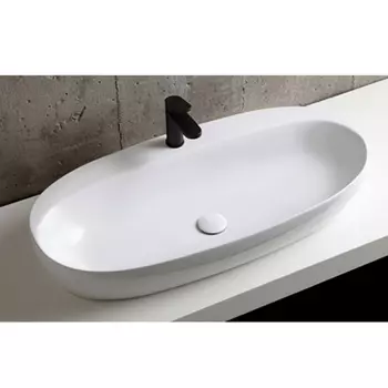 Раковина Azzurra Elegance 90 см ELLA090440CMBI/(ECI90M bi)*1 белый