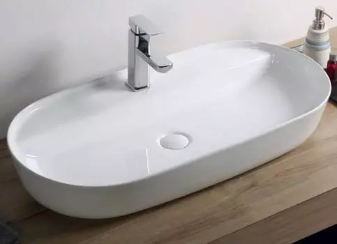Раковина BelBagno BB1347 накладная 82х41х14 см