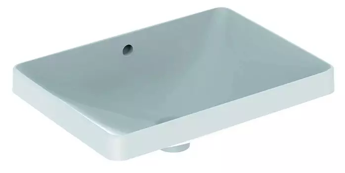 Раковина Geberit Variform 500.736.01.2 55x40 см прямоугольная c переливом