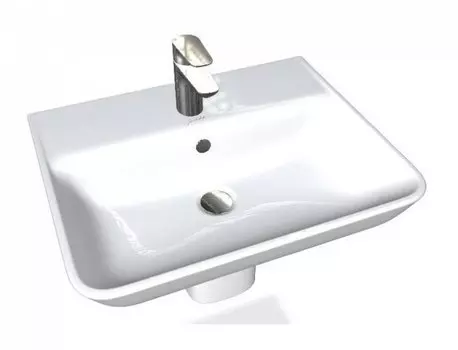 Раковина Jacob Delafon Struktura 65 см EGC112-00 белый