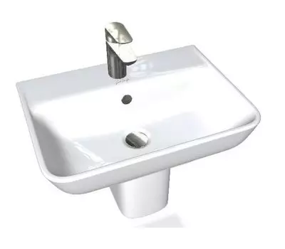 Раковина Jacob Delafon Struktura 55 см EGE112-00 белый