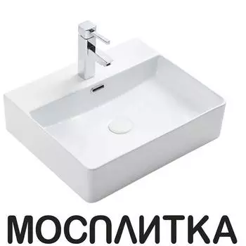 Раковина накладная Aquatek 50х42 см белая, AQ3231-00