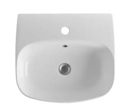 Раковина накладная Kerasan Nolita 534001x1 50х45 см белая глянцевая