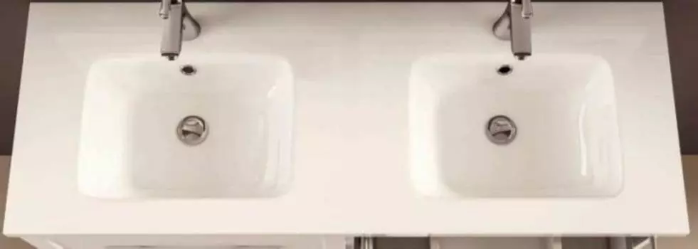 Раковина с двумя чашами Cezares 120х46, 50135