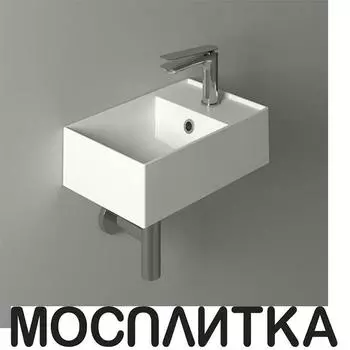 Раковина Simas Agile, 40х27 см, правая, белый, AG40 bi*1
