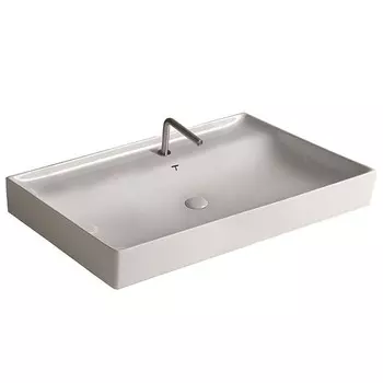 Раковина Tecla TC06011 101 см, белая