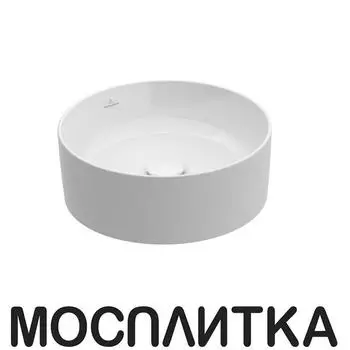 Раковина Villeroy&amp;Boch Collaro 4A184001 40x40 см круглая без перелива