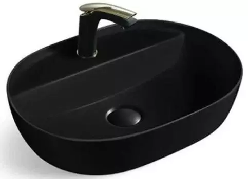 Раковина Vincea VBS-121MB 50 см матовая черная