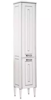 Шкаф-пенал Aquanet Паола 40 R белый серебро