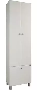 Шкаф-пенал Aquaton Симпл 2С б/к белый