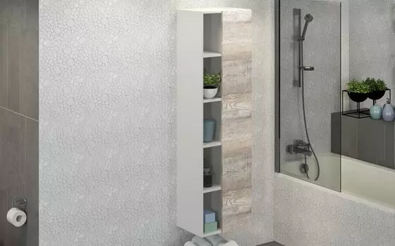 Шкаф-пенал Comfortу Турин-45 дуб бежевый