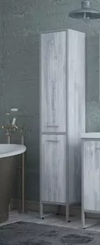 Шкаф-пенал Corozo Айрон 35, серый