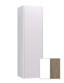Шкаф-пенал Velvex Klaufs 30 ppKLA.110-617.216 подвесной, белый глянцевый/дерево