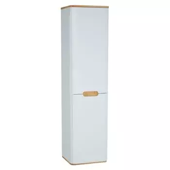 Шкаф-пенал VitrA Sentо 40 L с бельевой корзиной белый матовый