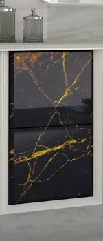 Шкафчик Cezares Bellagio 35 54878 black&amp;gold stone