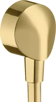 Шланговое подключение Hansgrohe Fixfit Е 27454990, полированное золото