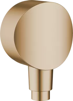 Шланговое подключение Hansgrohe FixFit S 26453140, шлифованная бронза