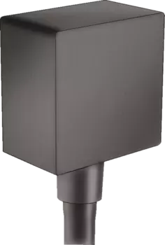 Шланговое подключение Hansgrohe Fixfit Square 26455340, черный хром