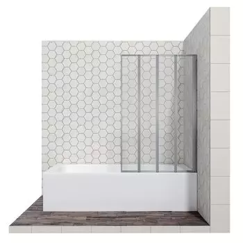 Шторка для ванны Ambassador Bath Screens 16041110R 90x140 стекло прозрачное