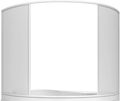 Шторка для ванны Bas Лагуна пластик Вотер