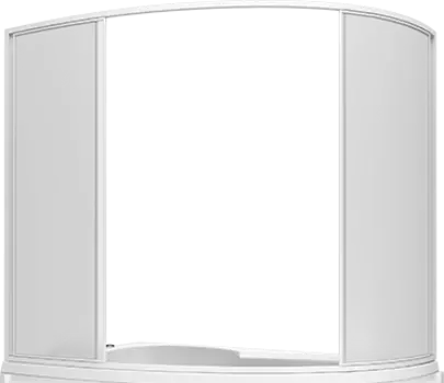 Шторка для ванны Bas Сагра стекло Грэйп