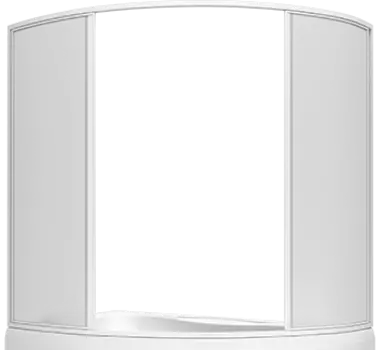 Шторка для ванны Bas Вектра пластик Вотер