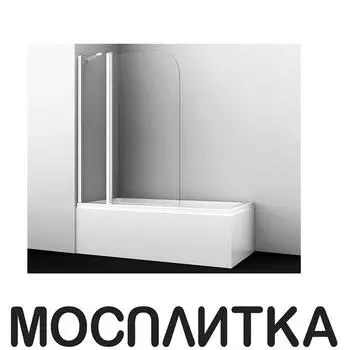 Шторка для ванны Wasserkraft Leine 35P02-110WHITE Fixed
