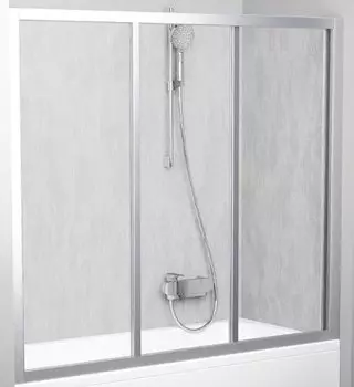 Шторка на ванну Ravak AVDP3-160 сатин+ Раин