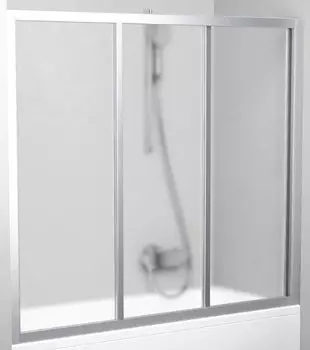 Шторка на ванну Ravak AVDP3-180 сатин+ Гpапе, серый