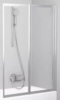 Шторка на ванну Ravak VS2 105 сатин+ прозрачное стекло