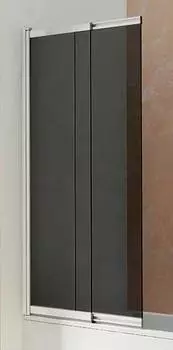 Шторка на ванну Vincea VSB-1E100CG 100x145 см хром, стекло тонированное