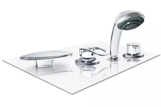 Смеситель 1MarKa TENUE Niagara на борт ванны на 4 отверстия