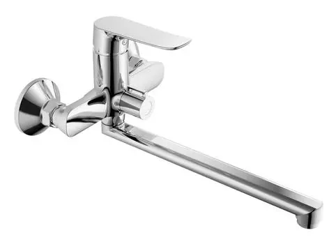 Смеситель Agger Clean A2521100 для ванны и душа с керамическим девиатором и душевым набором