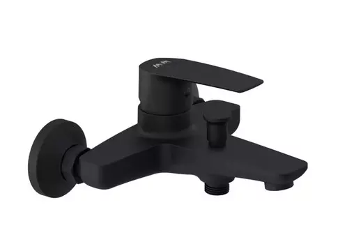 Смеситель AM.PM Gem для ванны с душем черный, F90A10022