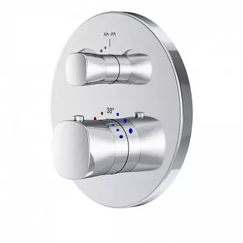 Смеситель Am.Pm Spirit 2.1 F71A85500 для ванны и душа хром с термостатом и переключающим вентилем