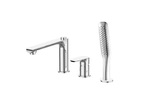 Смеситель BelBagno Ancona для ванны с душем ANCONA-BVD3-CRM хром